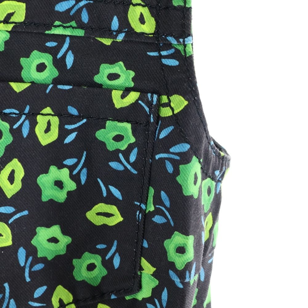 PRADA (プラダ) 16SS フラワー総柄プリント デニム クルーネック