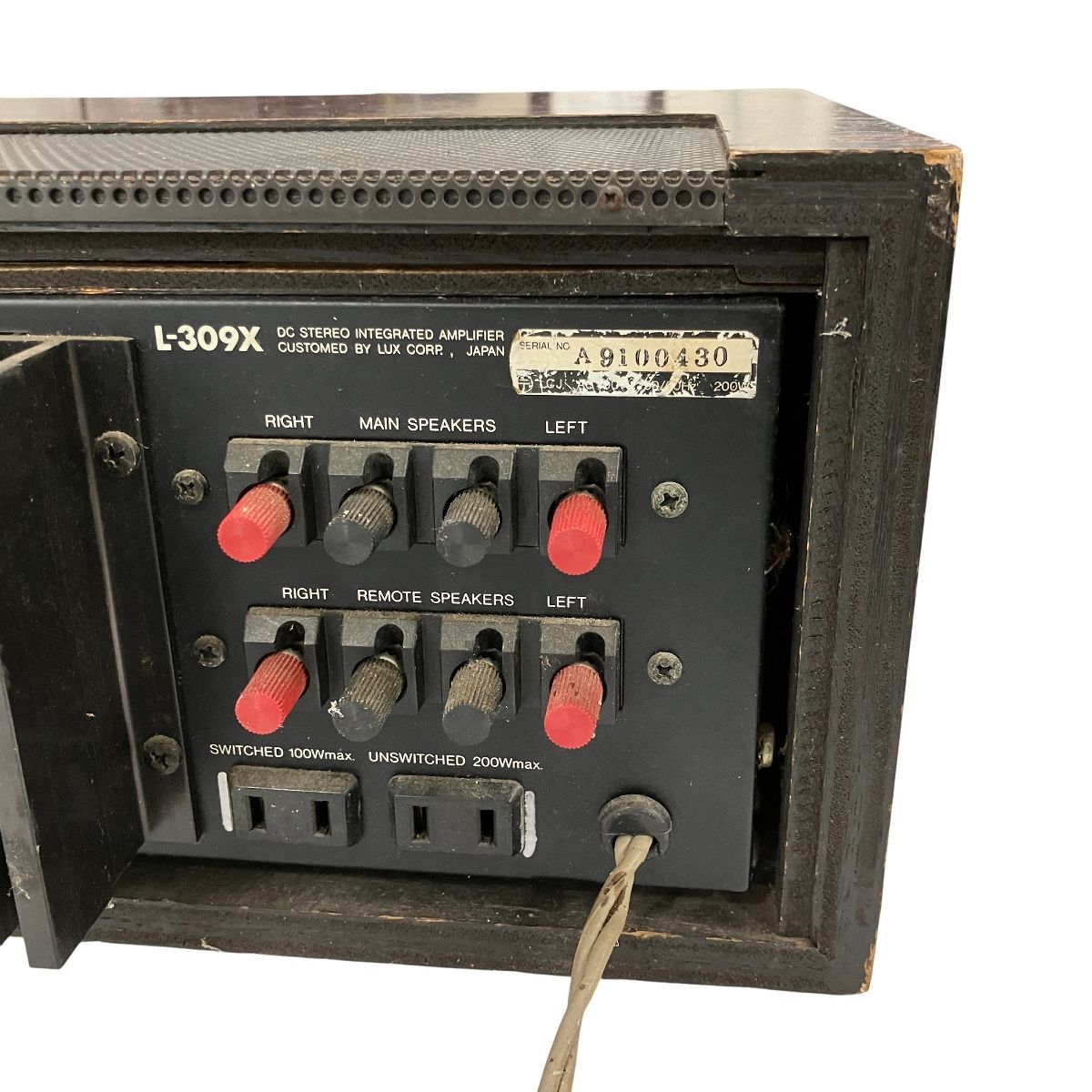 LUXMAN L-309X ラックスマン アンプ プリメインアンプ 音響機材