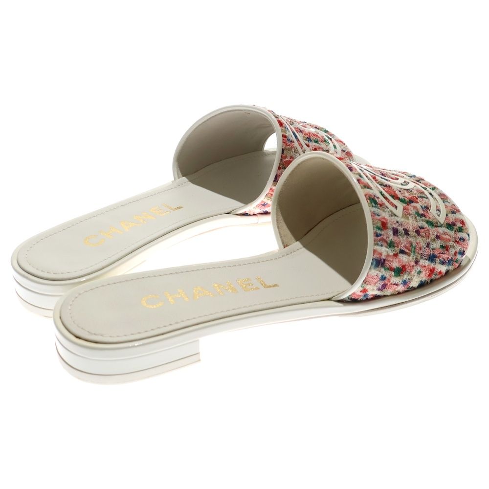 CHANEL (シャネル) ココマーク メッシュ サンダル マルチカラー
