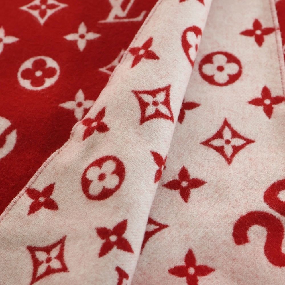 LOUIS VUITTON モノグラム スカーフ　カシミヤ Supreme シュプリーム 17AW ×LOUIS VUITTON ルイヴィトン LV Monogram
