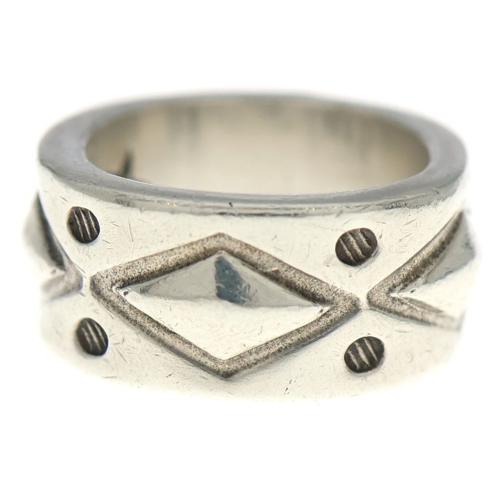 CODY SANDERSON (コディーサンダーソン) ×TAKAHIROMIYASHITA TheSoloIst. タカヒロミヤシタザソロイスト ダイヤモンドシェイプエングレーブ リング シルバー