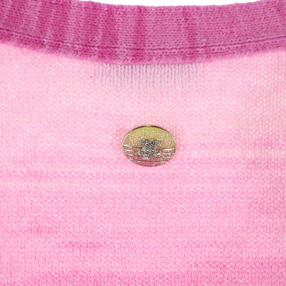 CHANEL (シャネル) ココマーク カシミヤ混 コットン Uネック