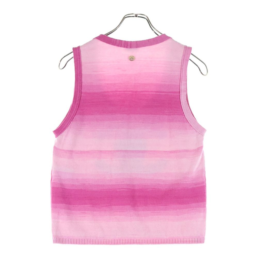 CHANEL (シャネル) ココマーク カシミヤ混 コットン Uネック