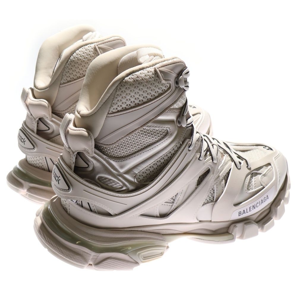 BALENCIAGA ホワイト ハイカットスニーカー BALENCIAGA (バレンシアガ) TRACK HIKE 654867 トラック ハイク
