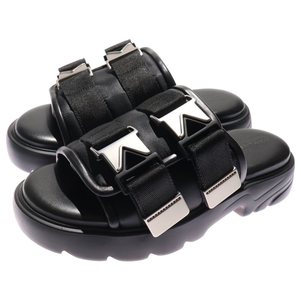 ま*く様 ボッテガヴェネタbottega venetaプラットサンダルブラック4 ま*く様 ボッテガヴェネタbottega venetaプラットサンダルブラック4