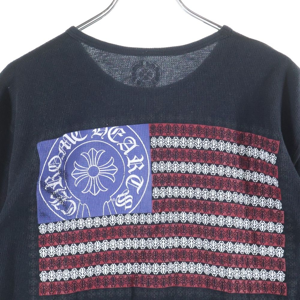 CHROME HEARTS (クロムハーツ) American Flag Thermal L/S Tee