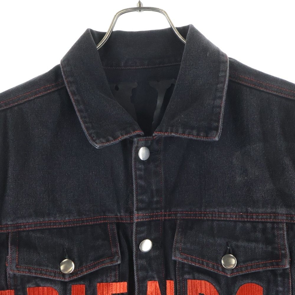 VLONE (ヴィーロン) FRIENDS DENIM JACKET フレンズ フロント刺繍