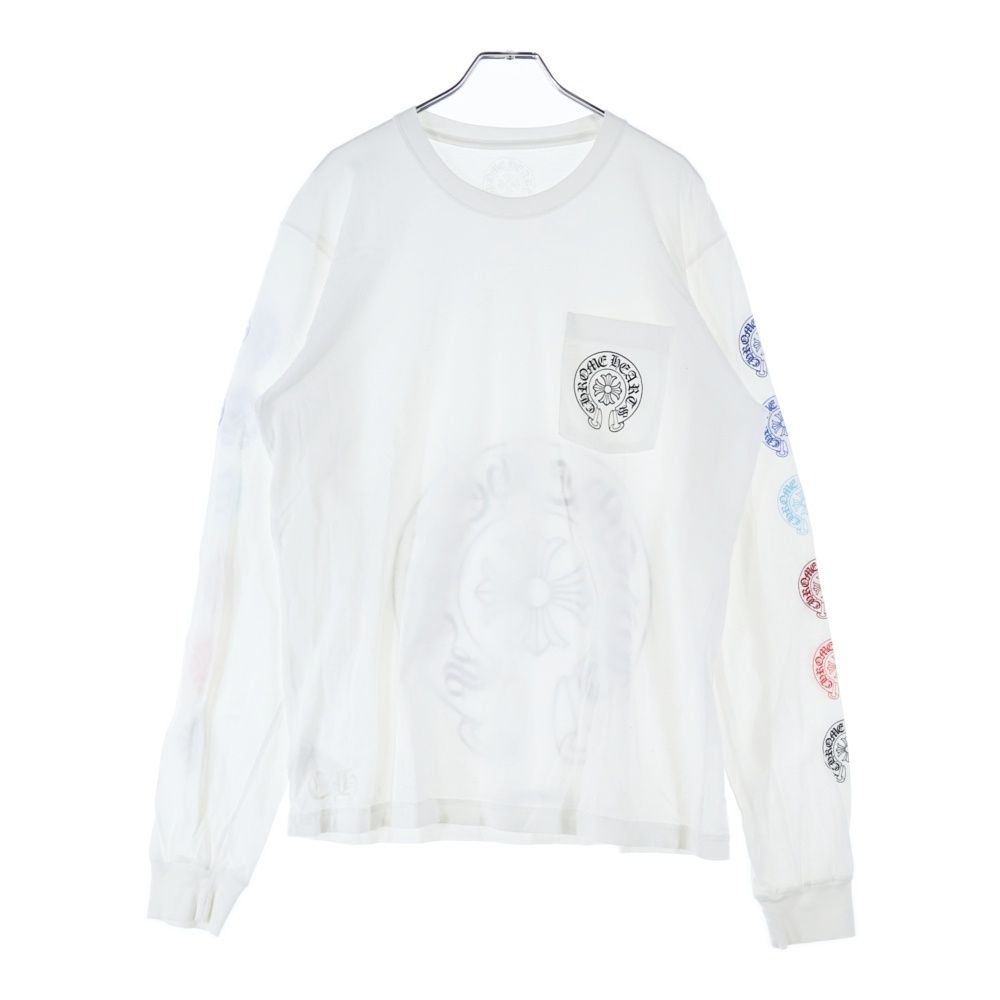 CHROME HEARTS (クロムハーツ) MULTI COLOR HORSESHOE L/S TEE マルチ