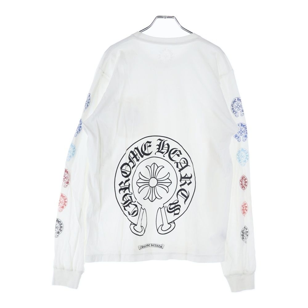 CHROME HEARTS (クロムハーツ) MULTI COLOR HORSESHOE L/S TEE マルチ