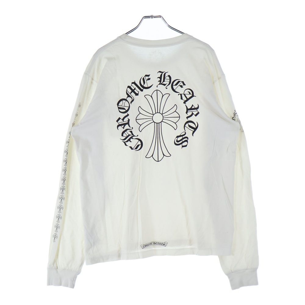 CHROME HEARTS (クロムハーツ) Back Cross Neck Logo Tee バッククロス