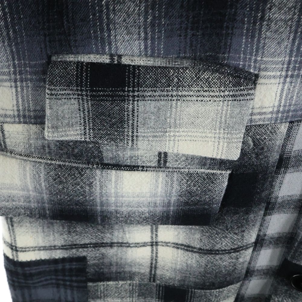 NUMBER (N)INE (ナンバーナイン) 07AW パッチワークチェスターコート