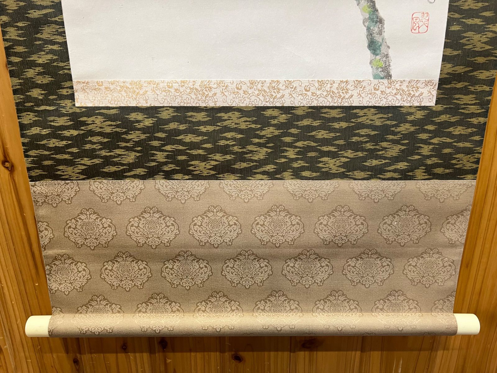 掛軸 / 富貴牡丹 】翠風 日本画 巻物 骨董品 - メルカリ