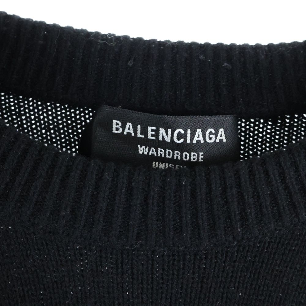 BALENCIAGA (バレンシアガ) 21SS エンブロイダリー ロゴ ニット