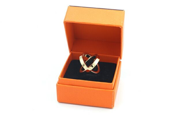 ❤活躍アイテムプレゼント❤スカーフリング コスモス Ｇ金具 エルメス 箱付き ❤お得なお品❤スカーフリング コスモス ゴールド金具 エルメス