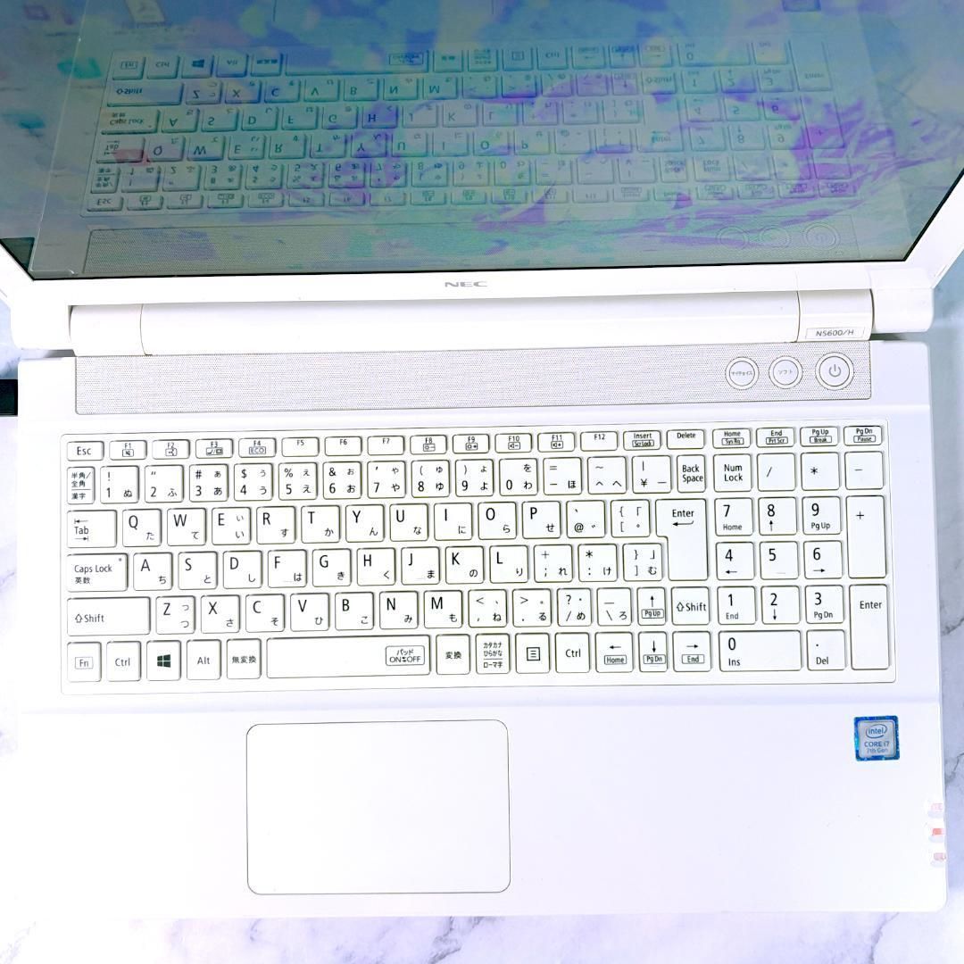 高性能 Corei7・16GB・SSD・Windows11・ホワイト ノートパソコン