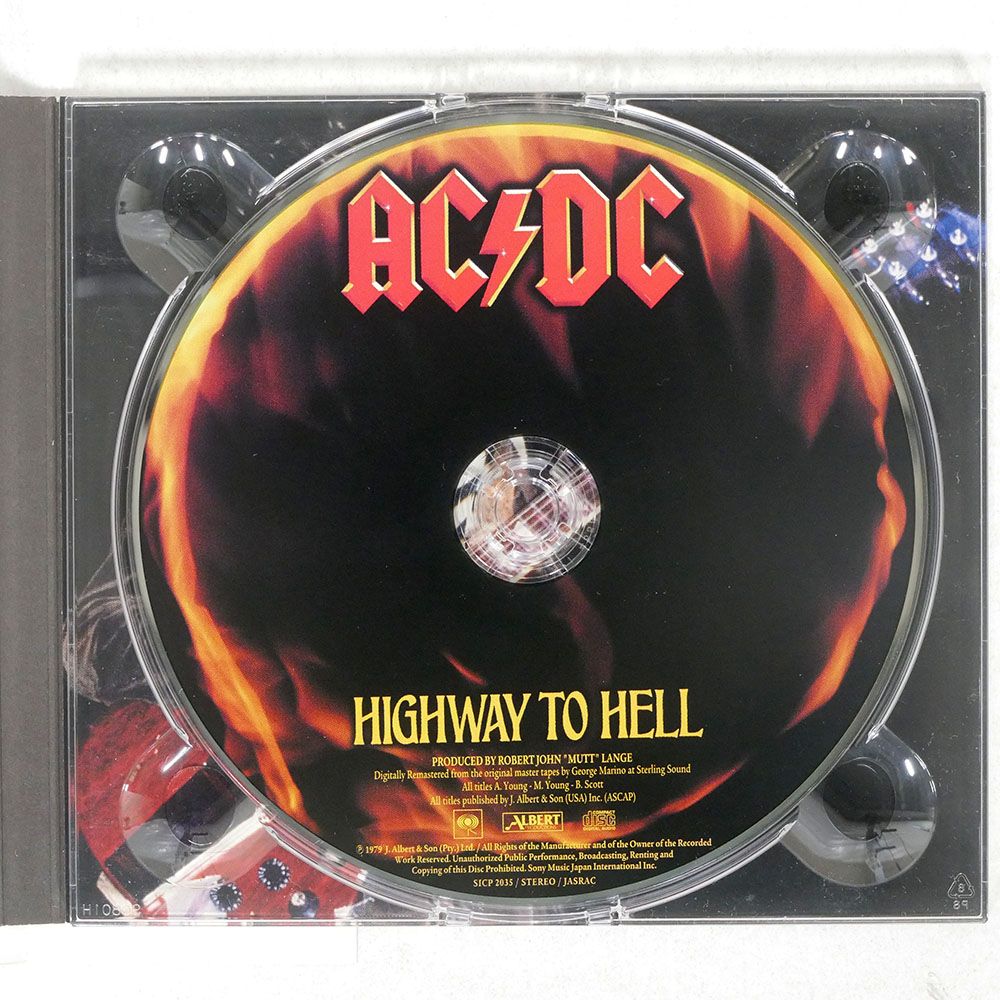 帯 国内盤 AC/DC/HIGHWAY TO HELL/SONY RECORDS INT'L SICP2035 CD