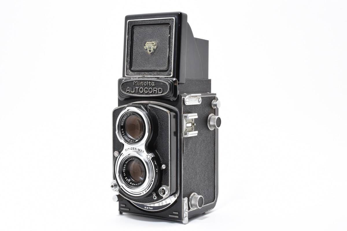 ★極美品★ミノルタ MINOLTA AUTOCORD 75mm f3.5 MINOLTA AUTOCORD 初期型 / ROKKOR 75mm F3.5 ミノルタ (55463