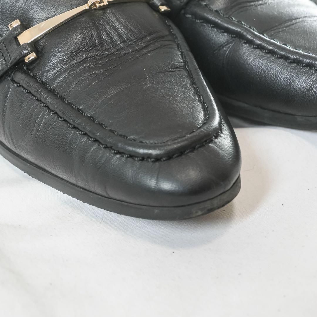 ☆美品☆ 銀座かねまつ アクアベル 本革ローファー 23cm 防水仕様