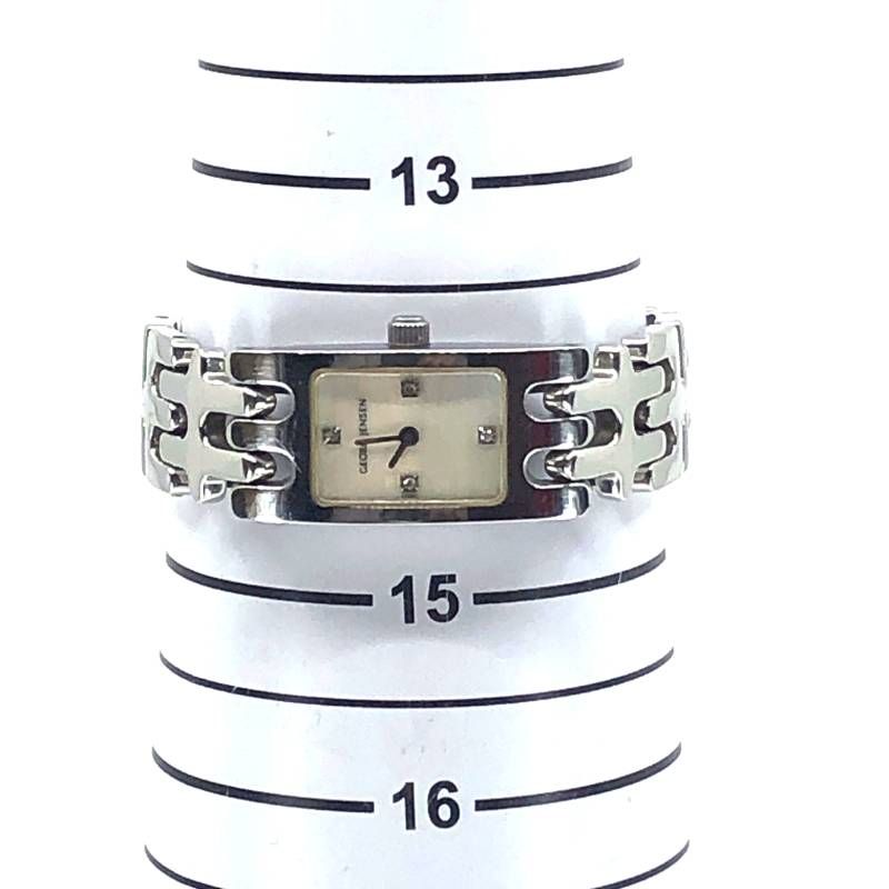 美品】Georg Jensen ジョージジェンセン／レディース 腕時計 376