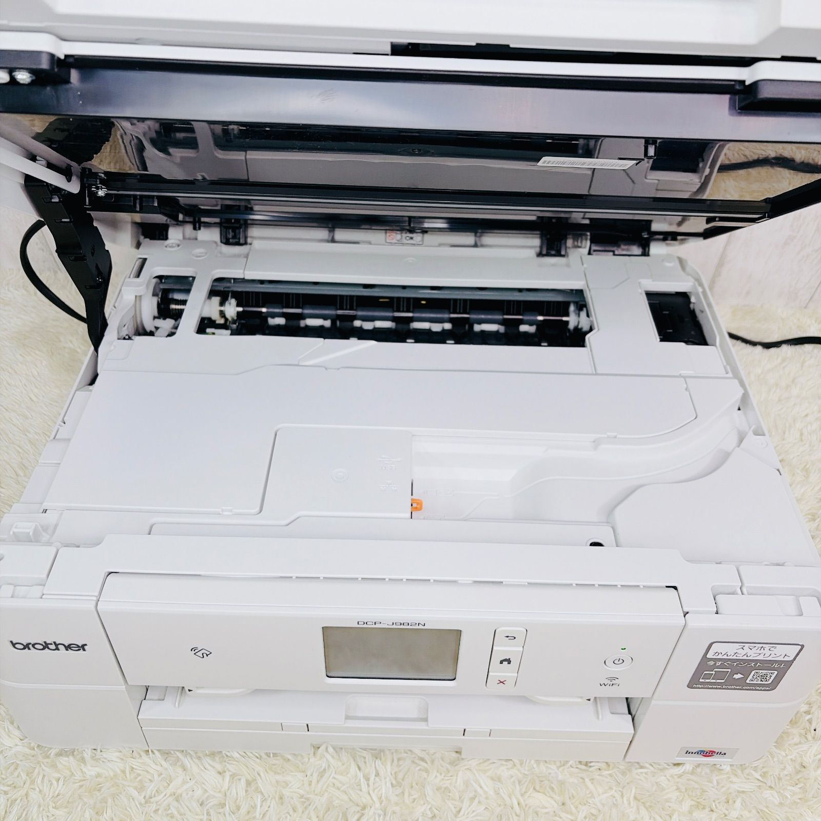 ジャンク品】brother ブラザー プリンター DCP-J982N ホワイト 複合機