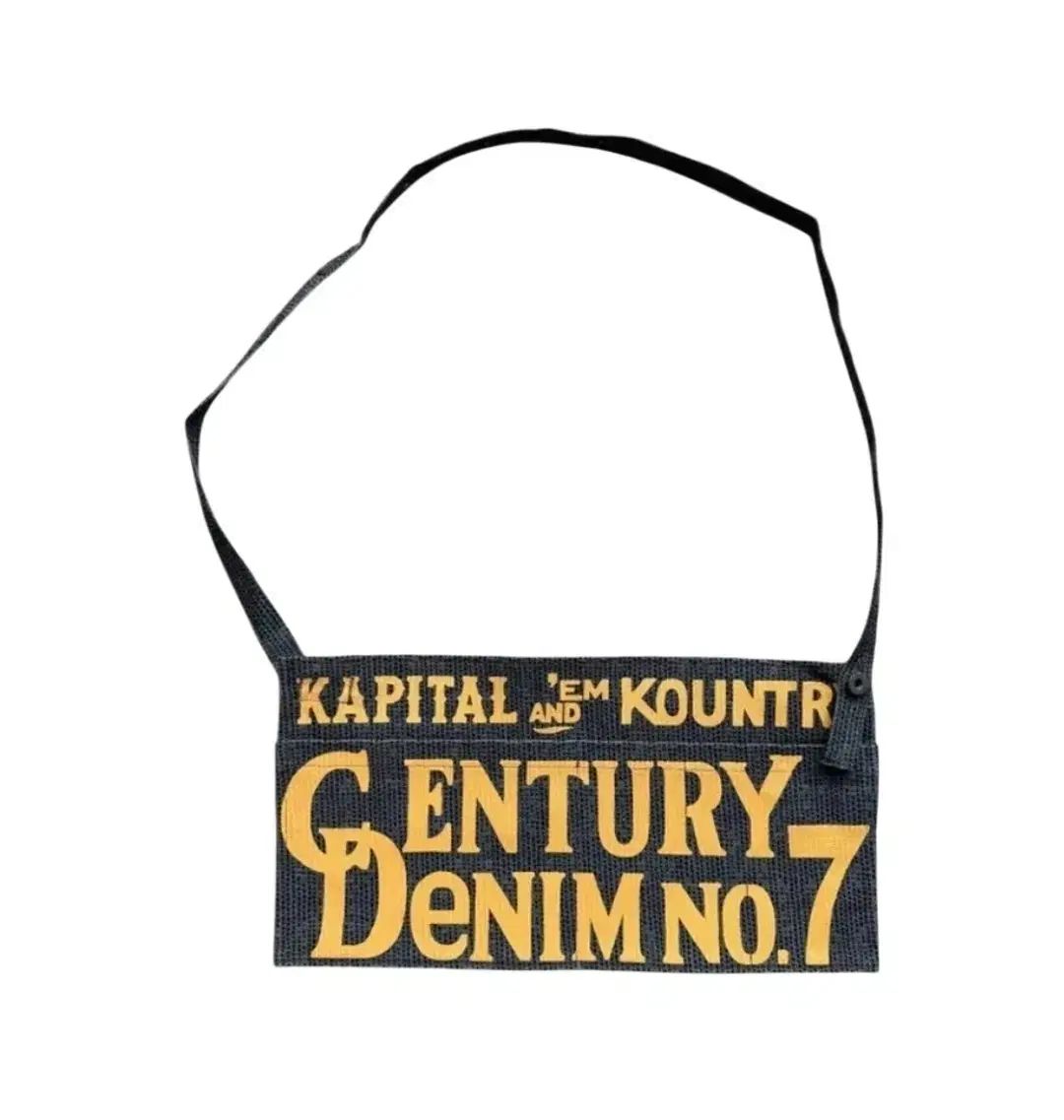 KAPITAL キャピタル センチュリー デニム No 7 ツーウェイ エプロン 未