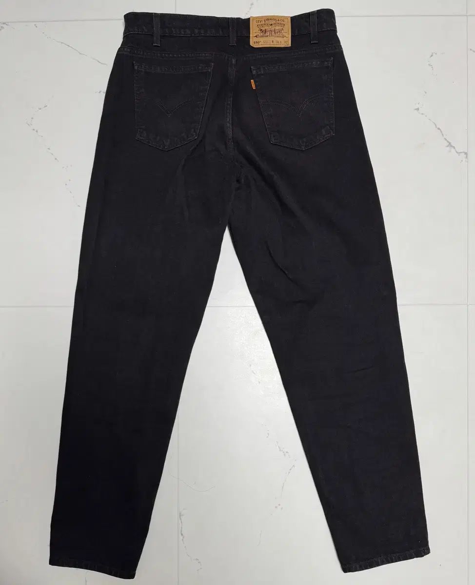 オレンジタブ 90s リーバイス 550 ブラックジーン ブラックデニム