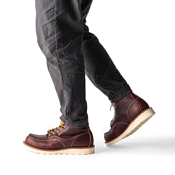新品】 レッドウィング RED WING ワークブーツ レザー 6インチ