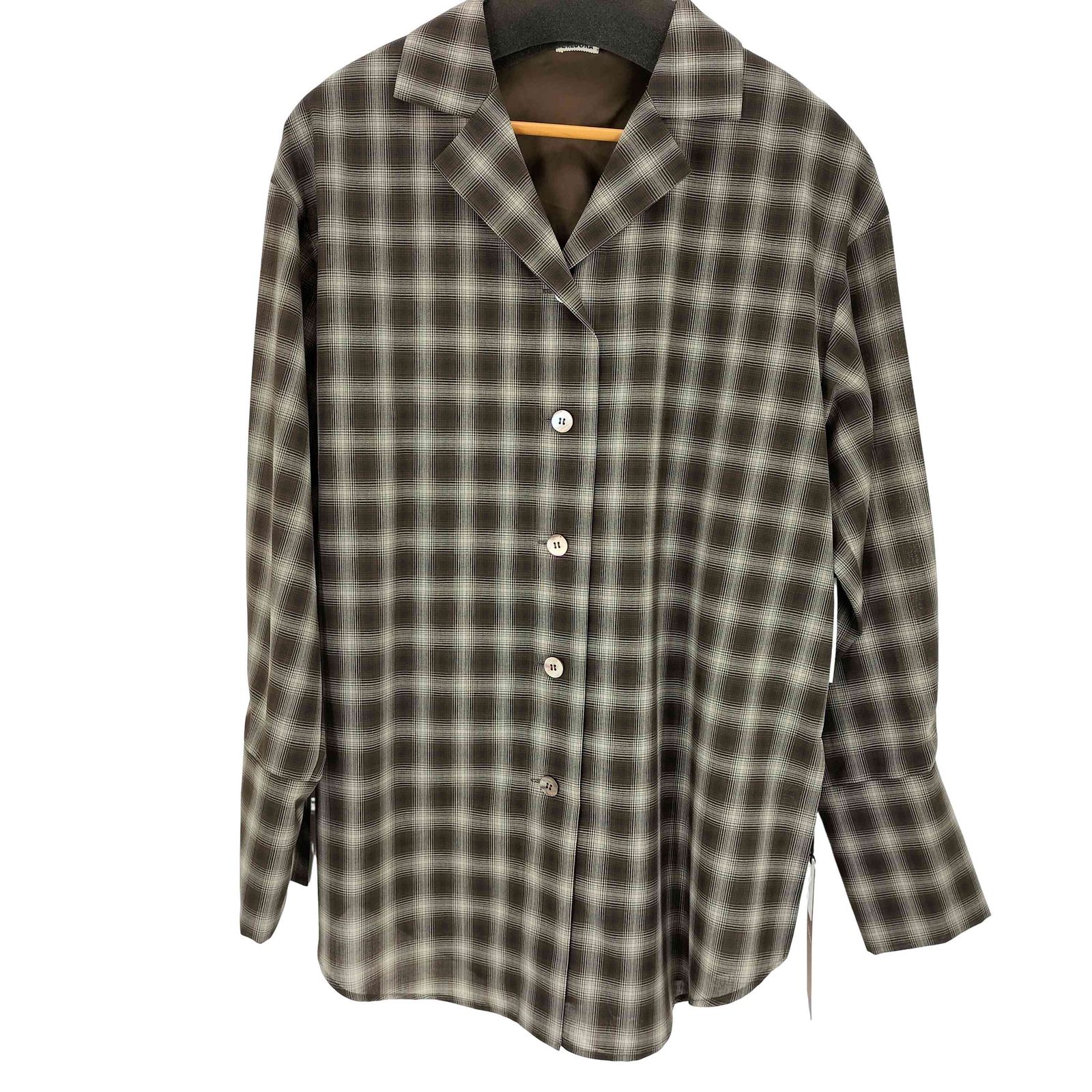 CREDONA(クレドナ) SHEER CHECK SHIRT JACKET レディース 表記無 【中古】【ブランド古着バズストア】 クレドナ CREDONA SHEER CHECK SHIRT JACKET レディース FREE - メルカリ