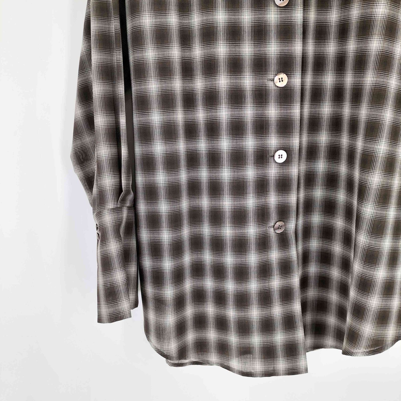 クレドナ CREDONA SHEER CHECK SHIRT JACKET レディース FREE - メルカリ