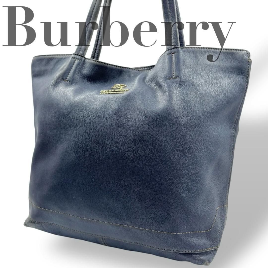 Burberry バーバリー ブルーレーベル トートバッグ 肩掛け 大容量 ロゴ