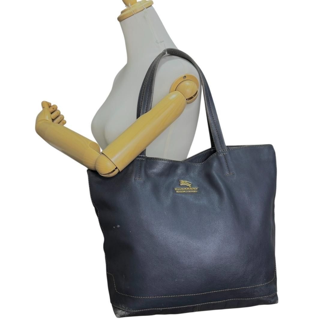 Burberry バーバリー ブルーレーベル トートバッグ 肩掛け 大容量 ロゴ