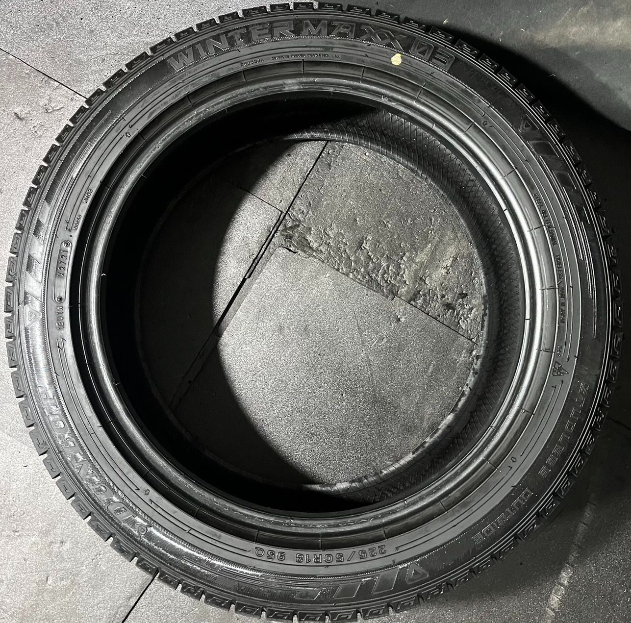 2021年製 約8～8.5分山 ダンロップ DUNLOP ウィンターマックス WINTER