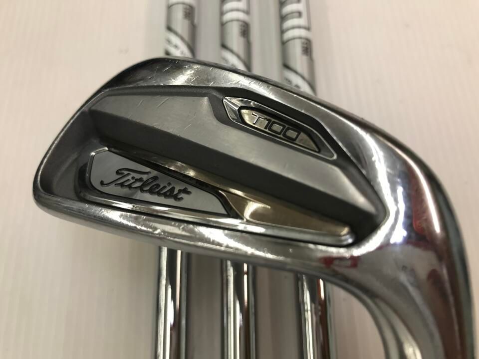 タイトリスト T100 AMT TOUR WHITE S200フレックス アイアンセット
