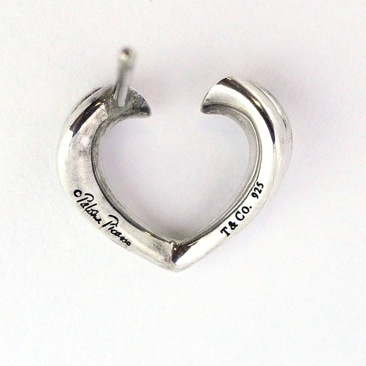 5jpb0363】ティファニー ピアス テンダネスハート シルバー925【中古