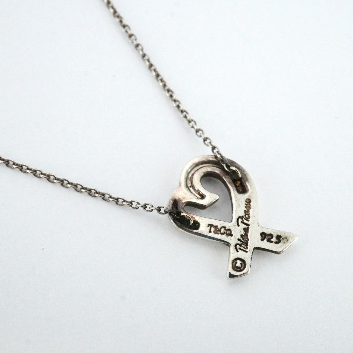 5jpb0386】ティファニー ネックレス 売れ筋 ラビングハート シルバー