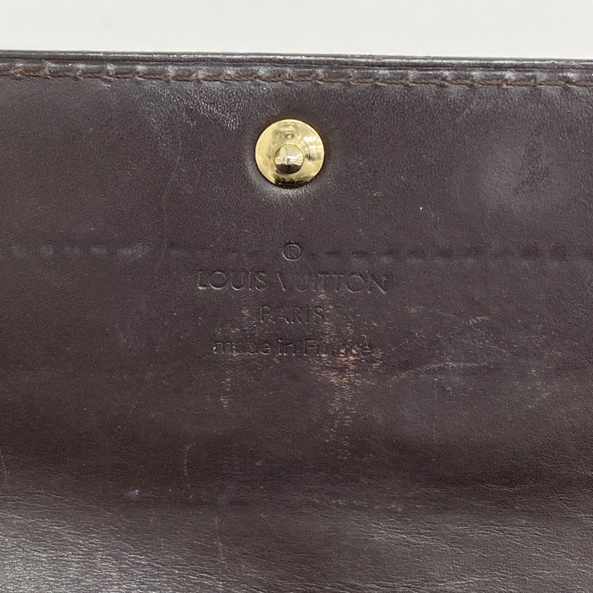 5pc3784】ルイヴィトン 長財布 ヴェルニ ポルトフォイユサラ M93524