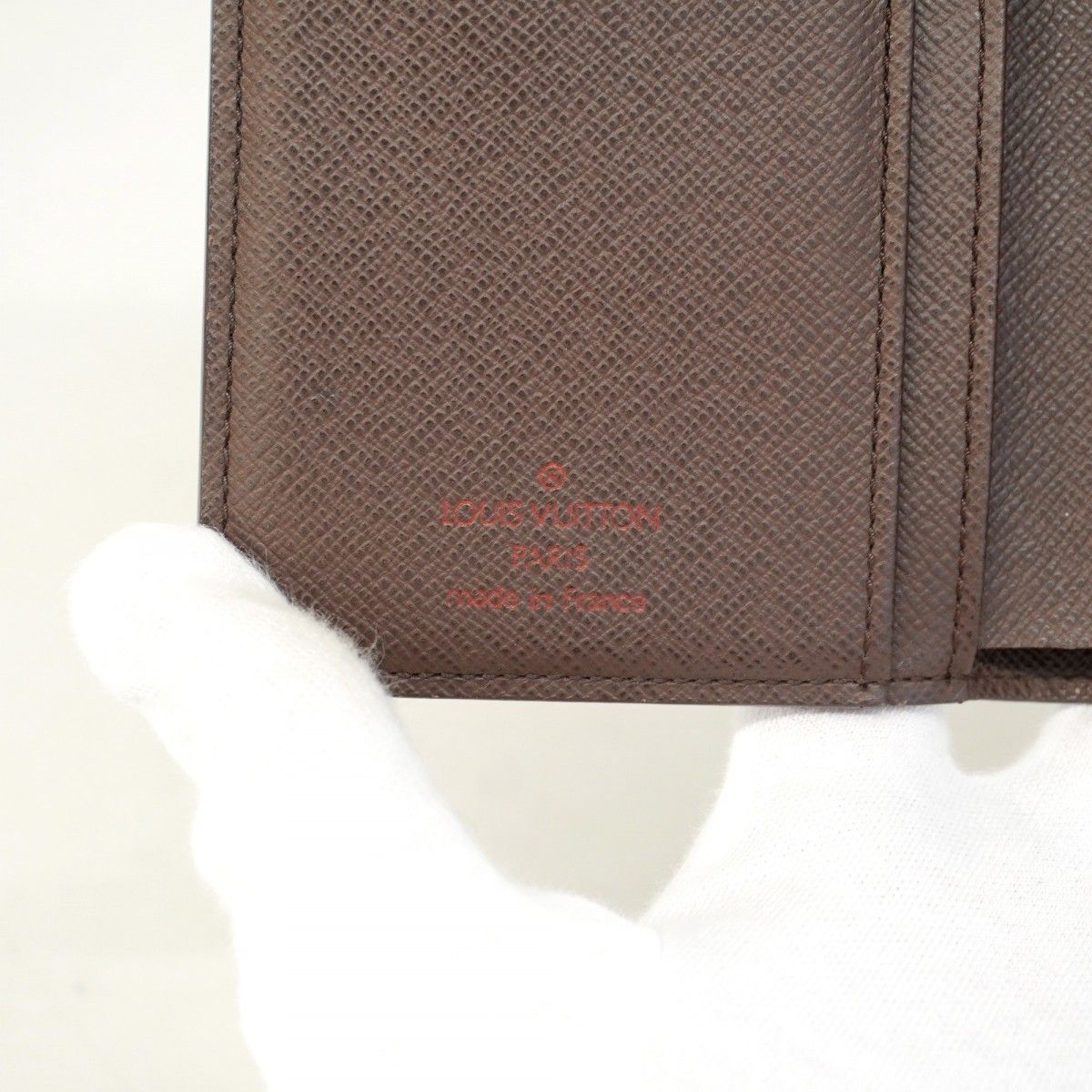 5pc3937】ルイヴィトン 財布 ダミエ ポルトモネビエヴィエノワ N61664