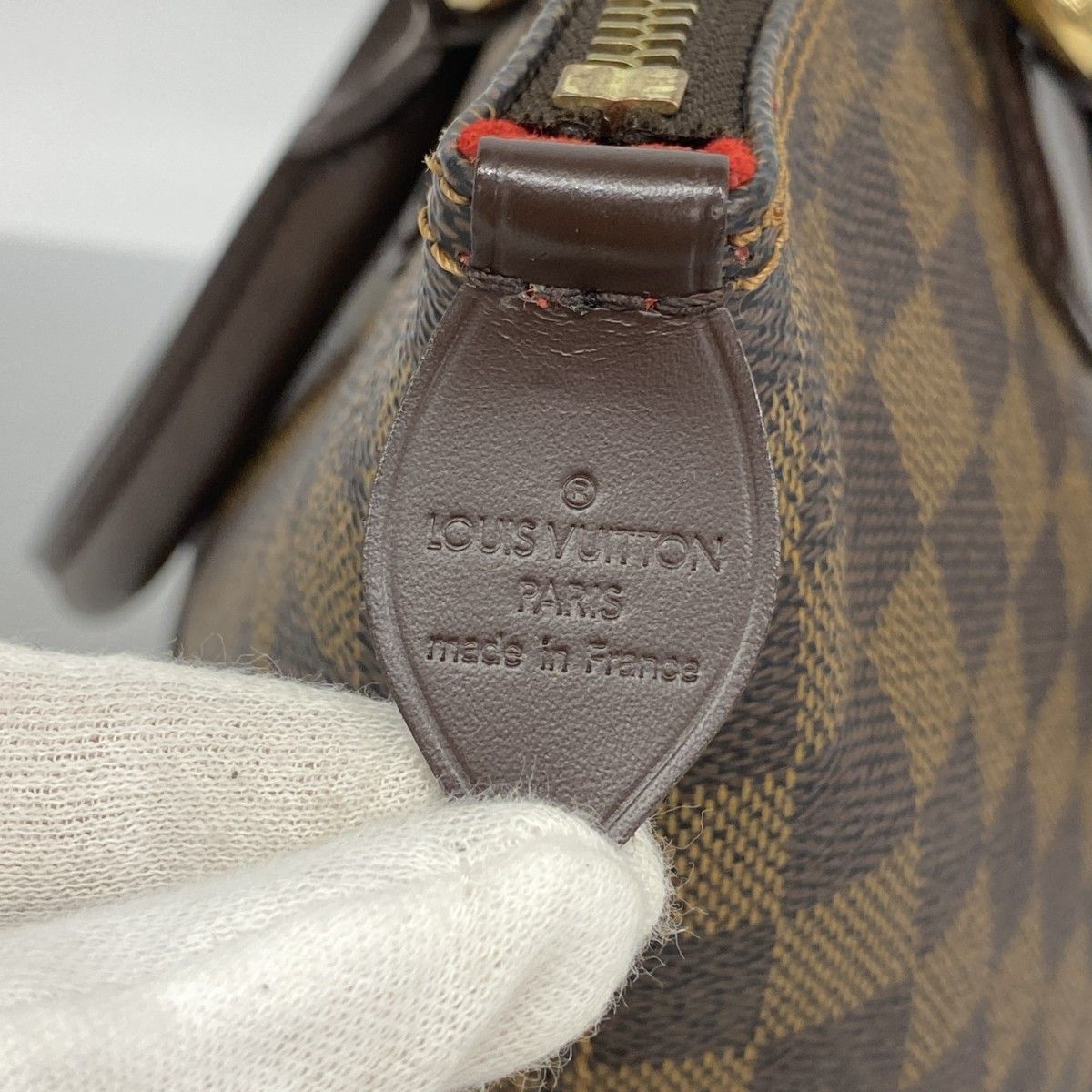 5pc4155-k】ルイヴィトン ハンドバッグ ダミエ サレヤPM N51183 エベヌ