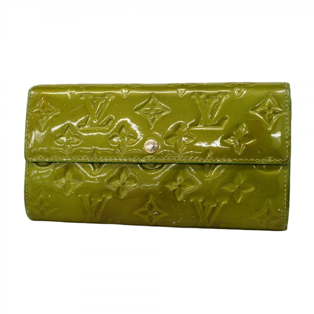 5pc4277-k】ルイヴィトン 長財布 ヴェルニ ポルトフォイユサラ M93635
