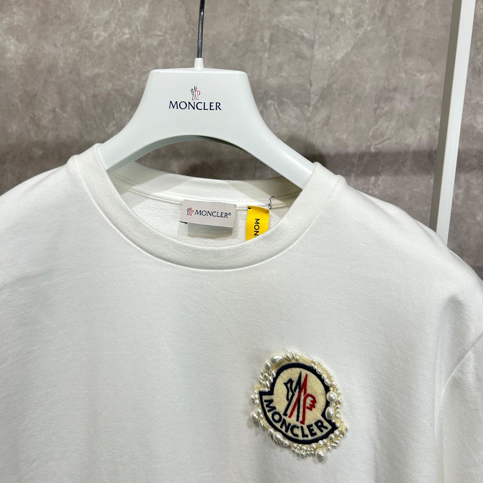 極美品】 MONCLER モンクレール スウェット トレーナー ビッグロゴ 