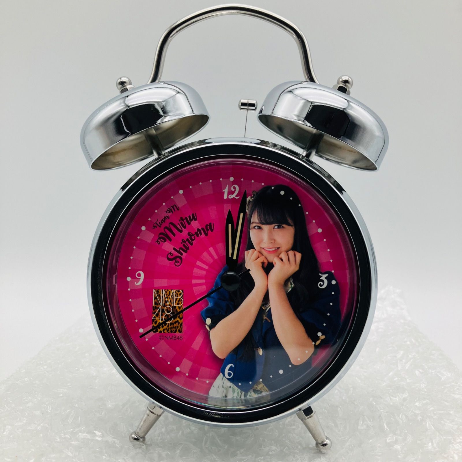 NMB48 白間美瑠 個別ボイス入り 目覚まし時計 2017 公式 オフィシャル