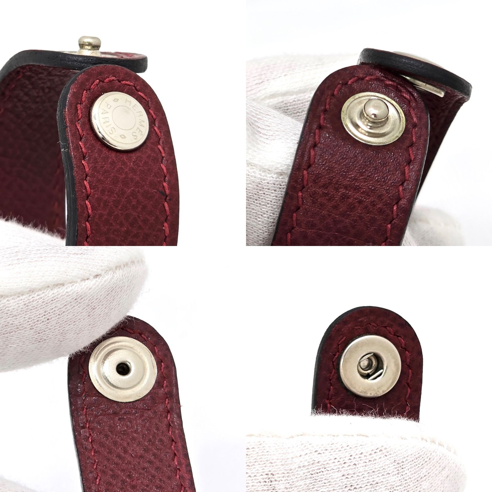 HERMES エルメス 手袋ホルダー ノマド グローブホルダー □F レザー