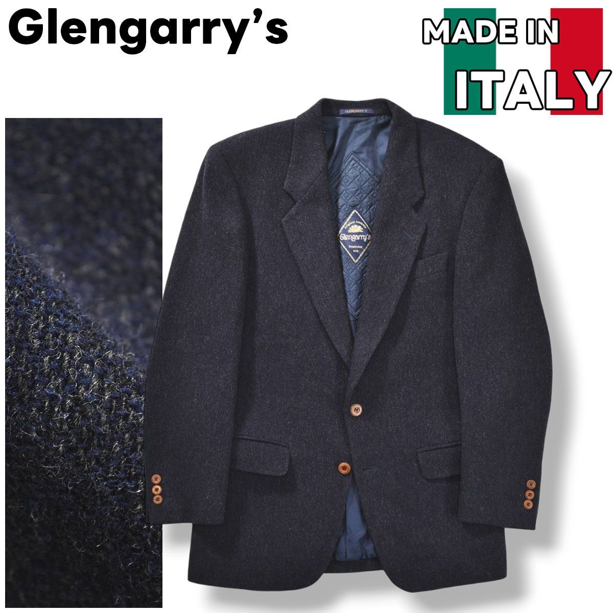 上質】 イタリア製 Glengarry