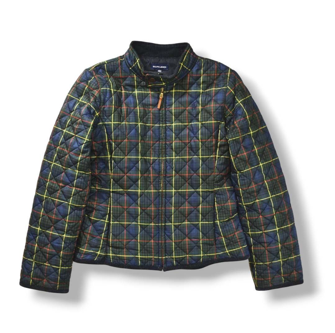 新品　ラルフローレン　アウター　キルティングジャケット 160 ポロラルフローレン☆キルティングジャケットコート160紺☆通勤通学