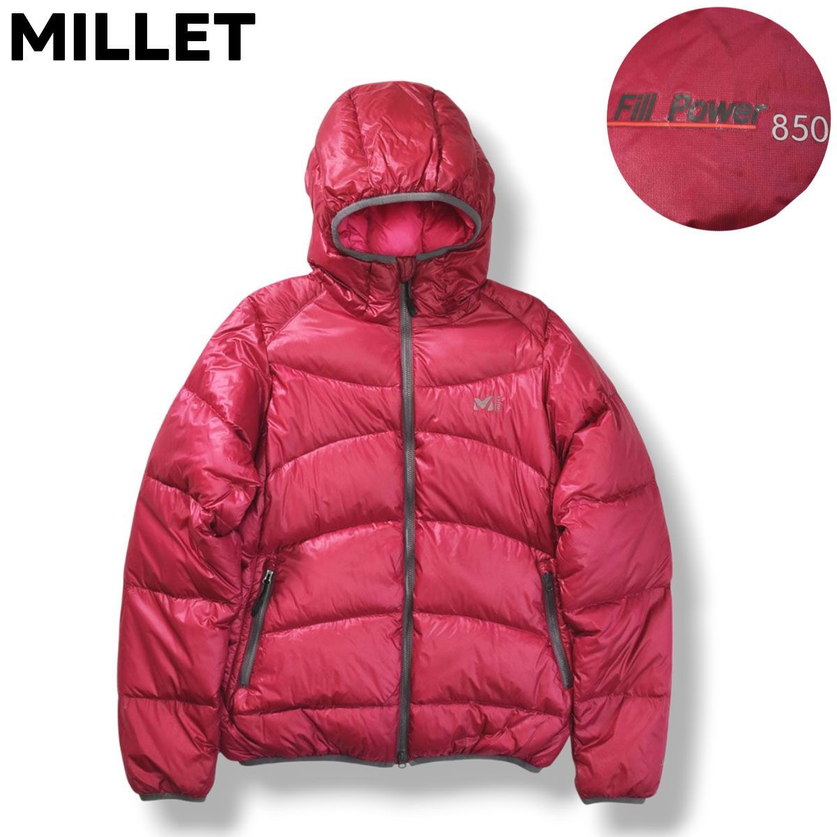 極暖】 ミレー MILLET フーデット ダウン ジャケット 850FP ウィンド