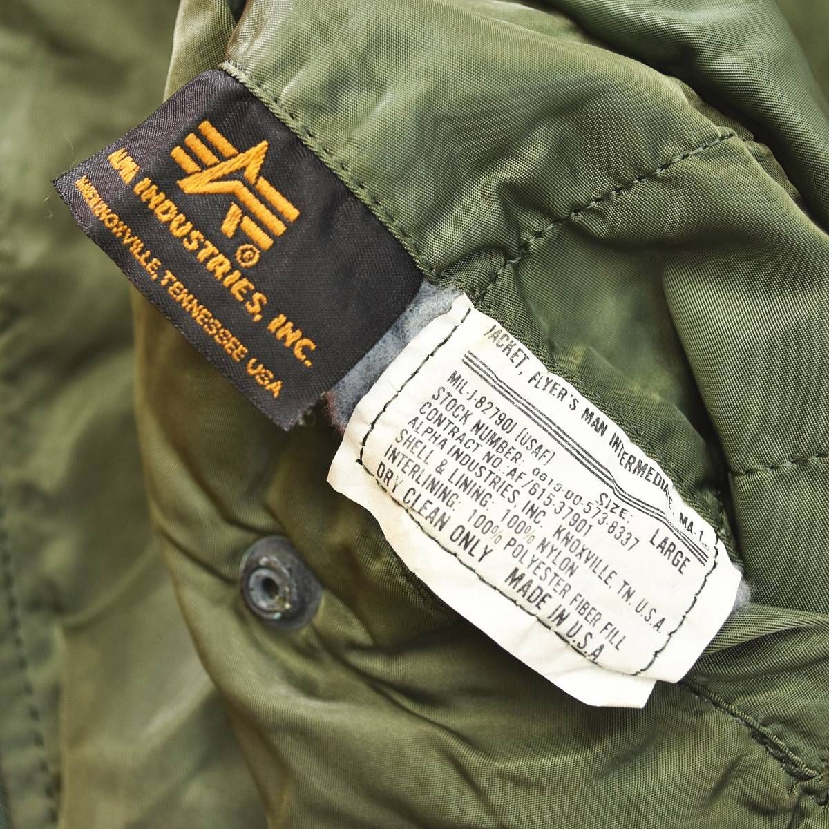 usa製 90s アルファインダストリーズ フライトジャケット リバーシブル 定番】 90s ヴィンテージ USA製 アルファ インダストリーズ ALPHA