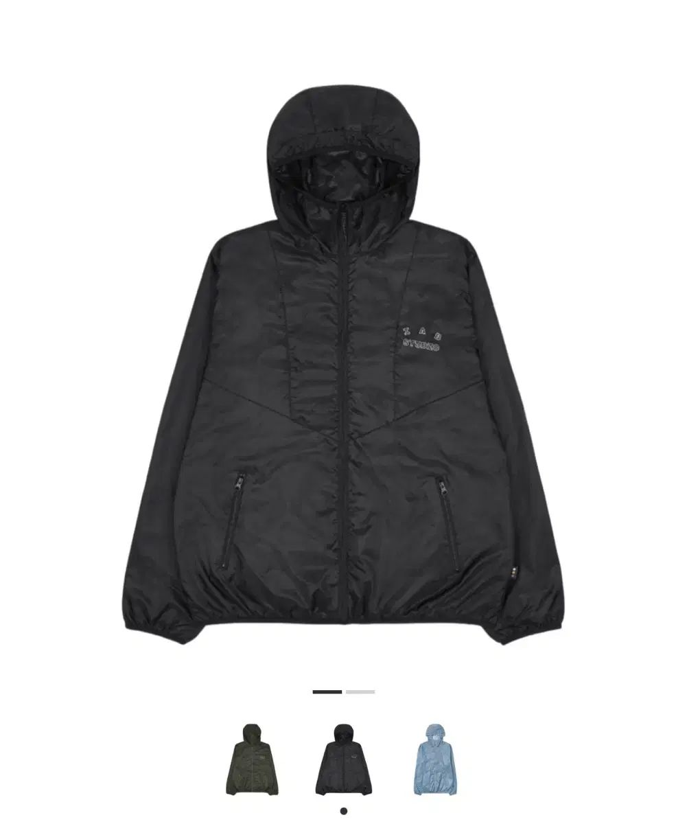 IAB Studio IAB Studio ウィンド リップストップ ジャケット ブラック