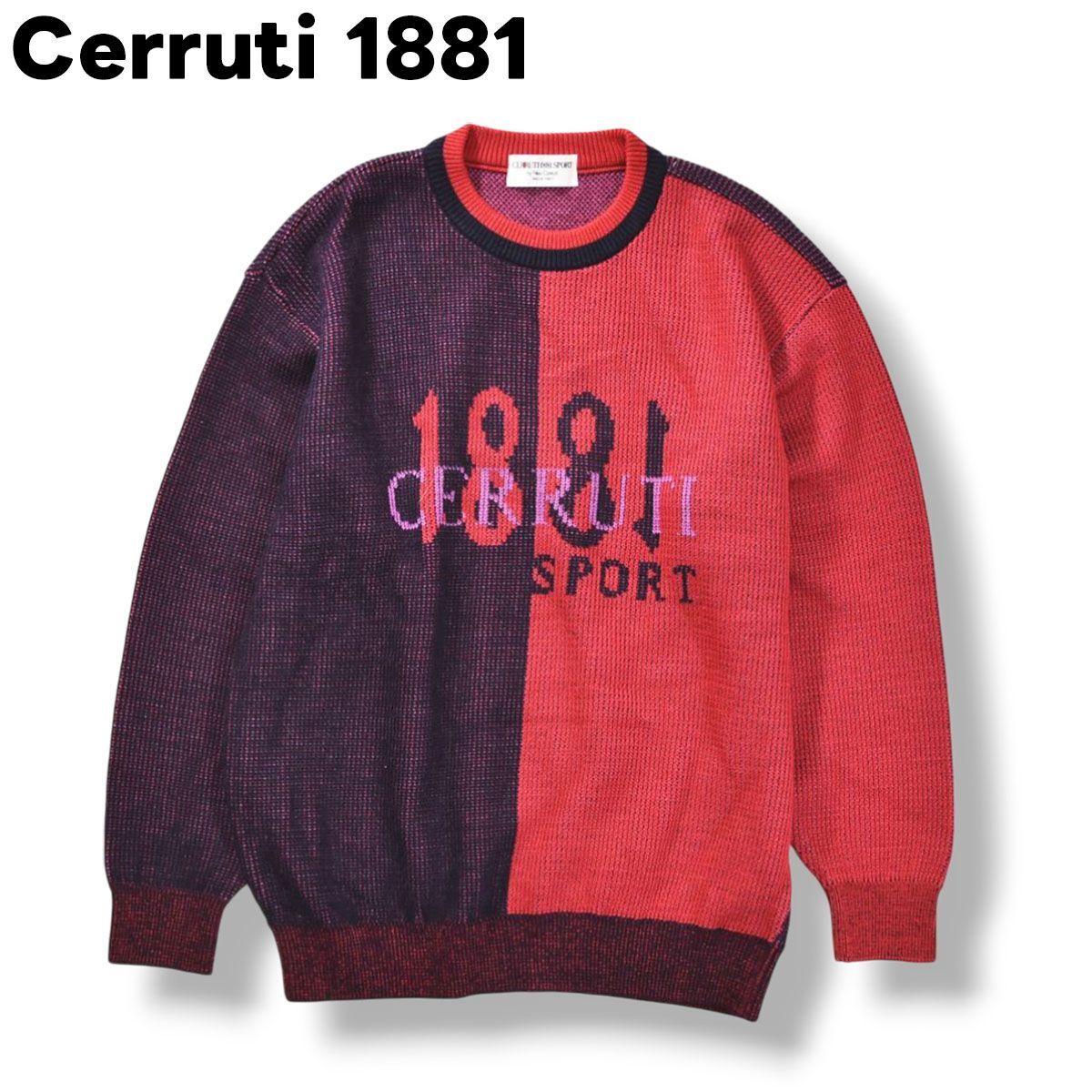 Cerruti 1881 Sport by NINO CERRUTI ミドルゲージ ニット セーター 
