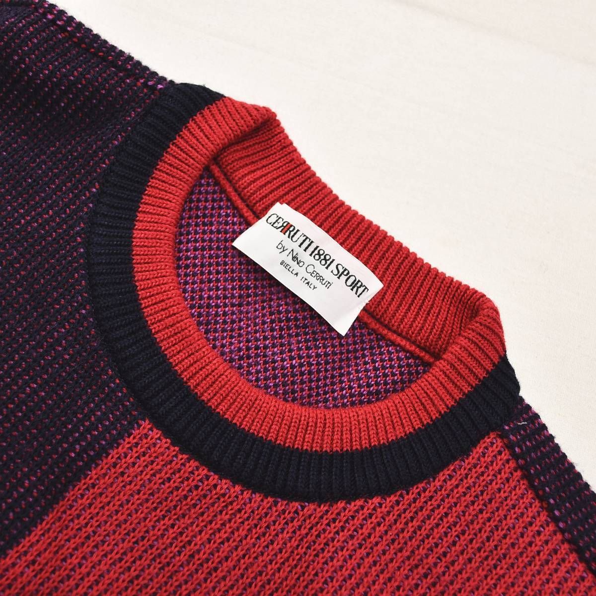 Cerruti 1881 Sport by NINO CERRUTI ミドルゲージ ニット セーター 