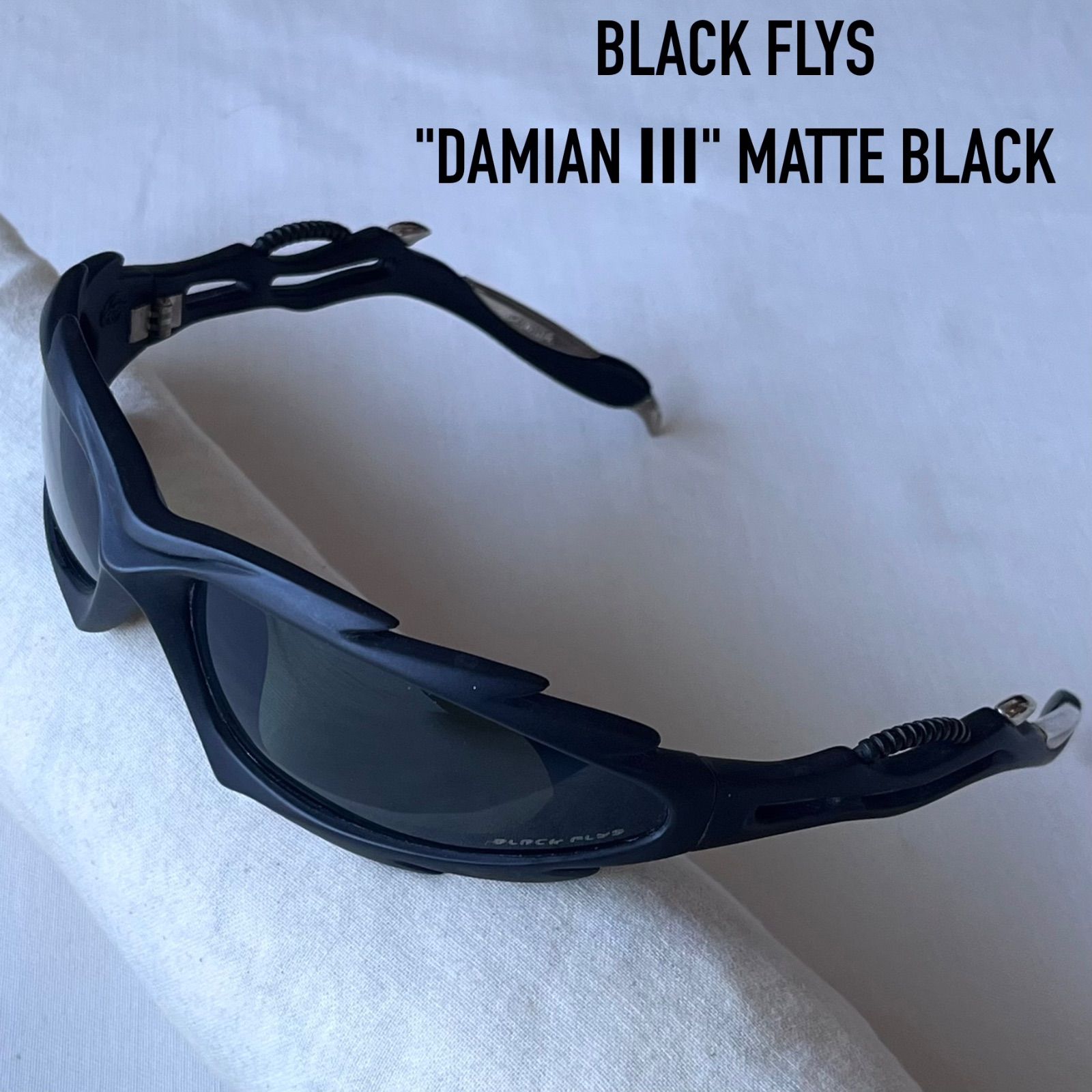 レア　美品　【BLACK FLYS】　DAMIAN Ⅲ サングラス ダミアン blackflys ブラックフライ サングラス DAMIANⅢ ダミアン マット